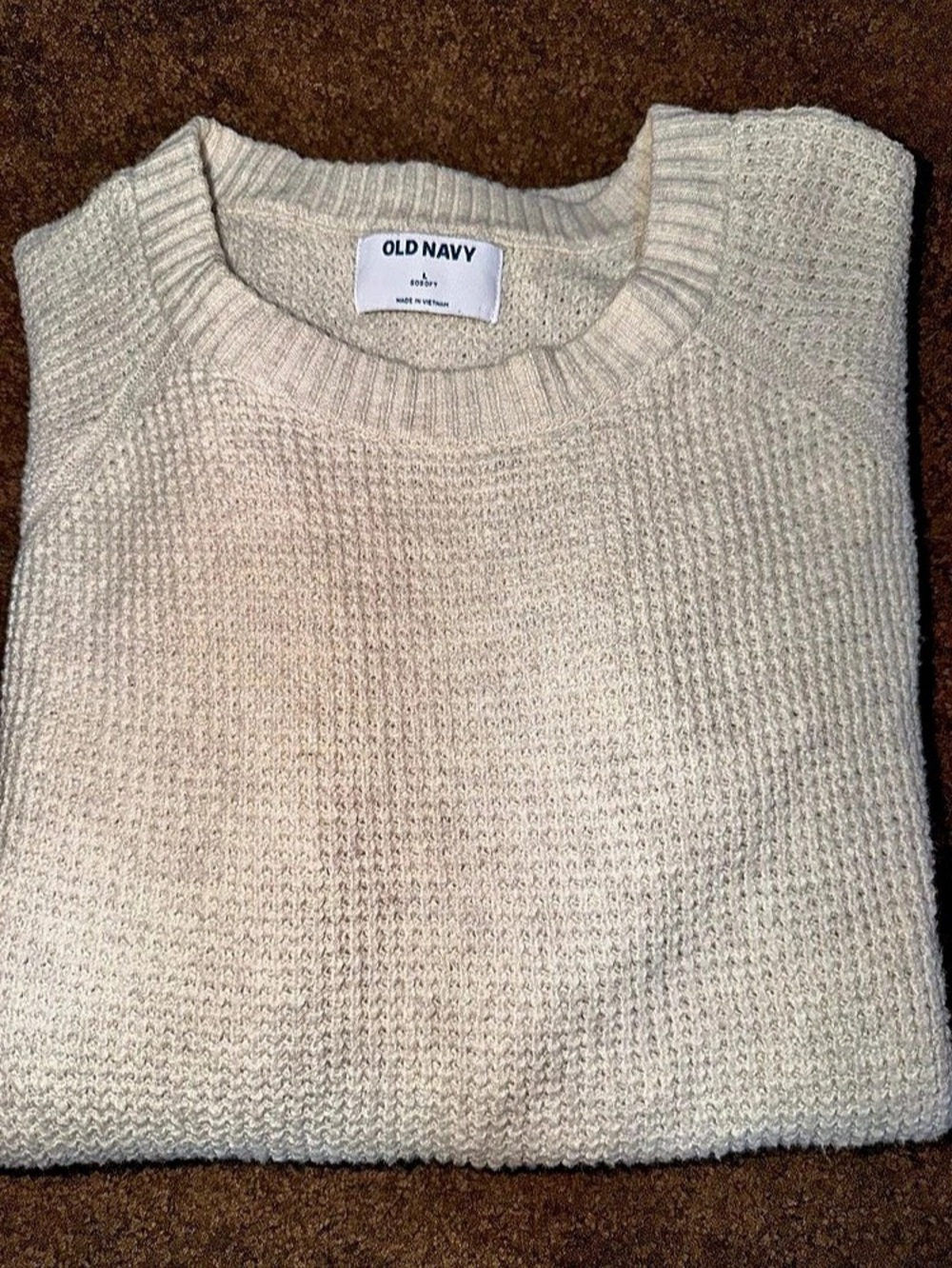Old Navy SoSoft Crewneck Sweater Cream